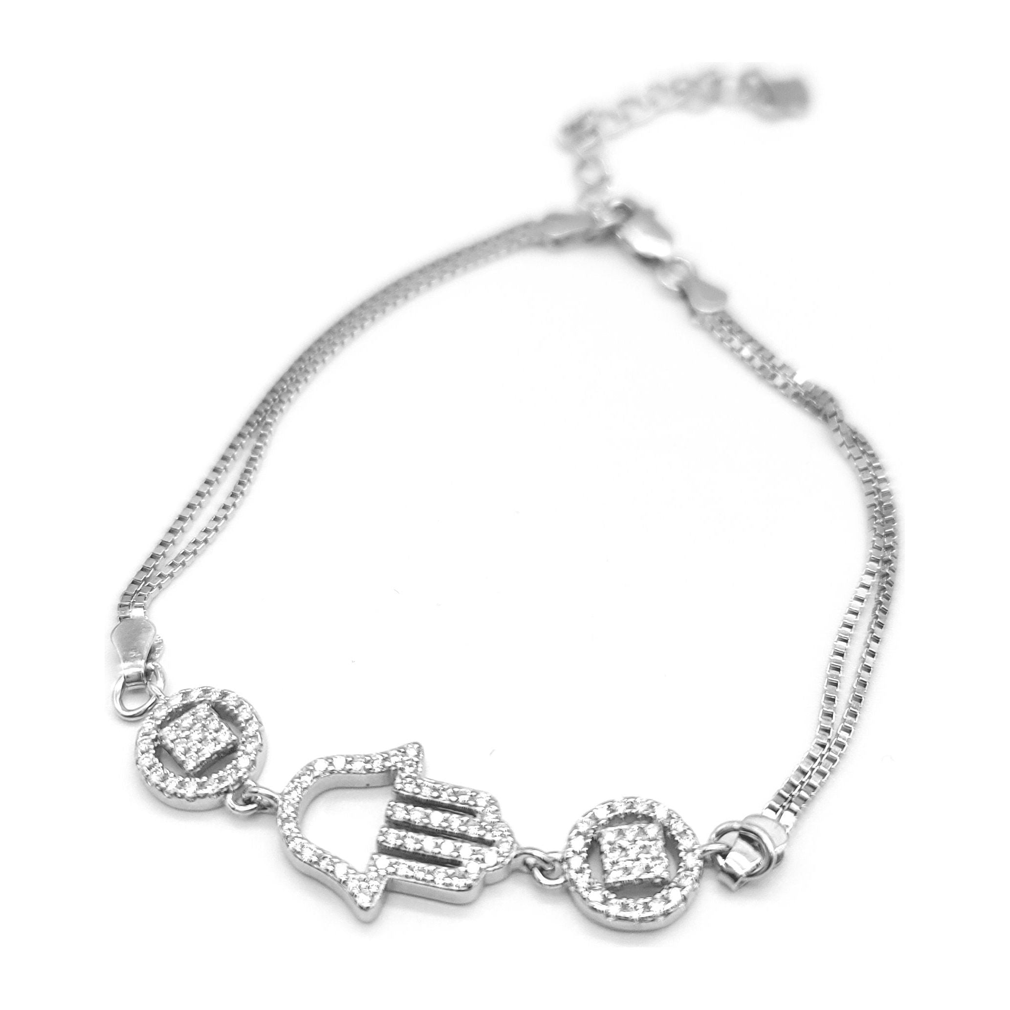 Sterling Silver Hamsa bracelet