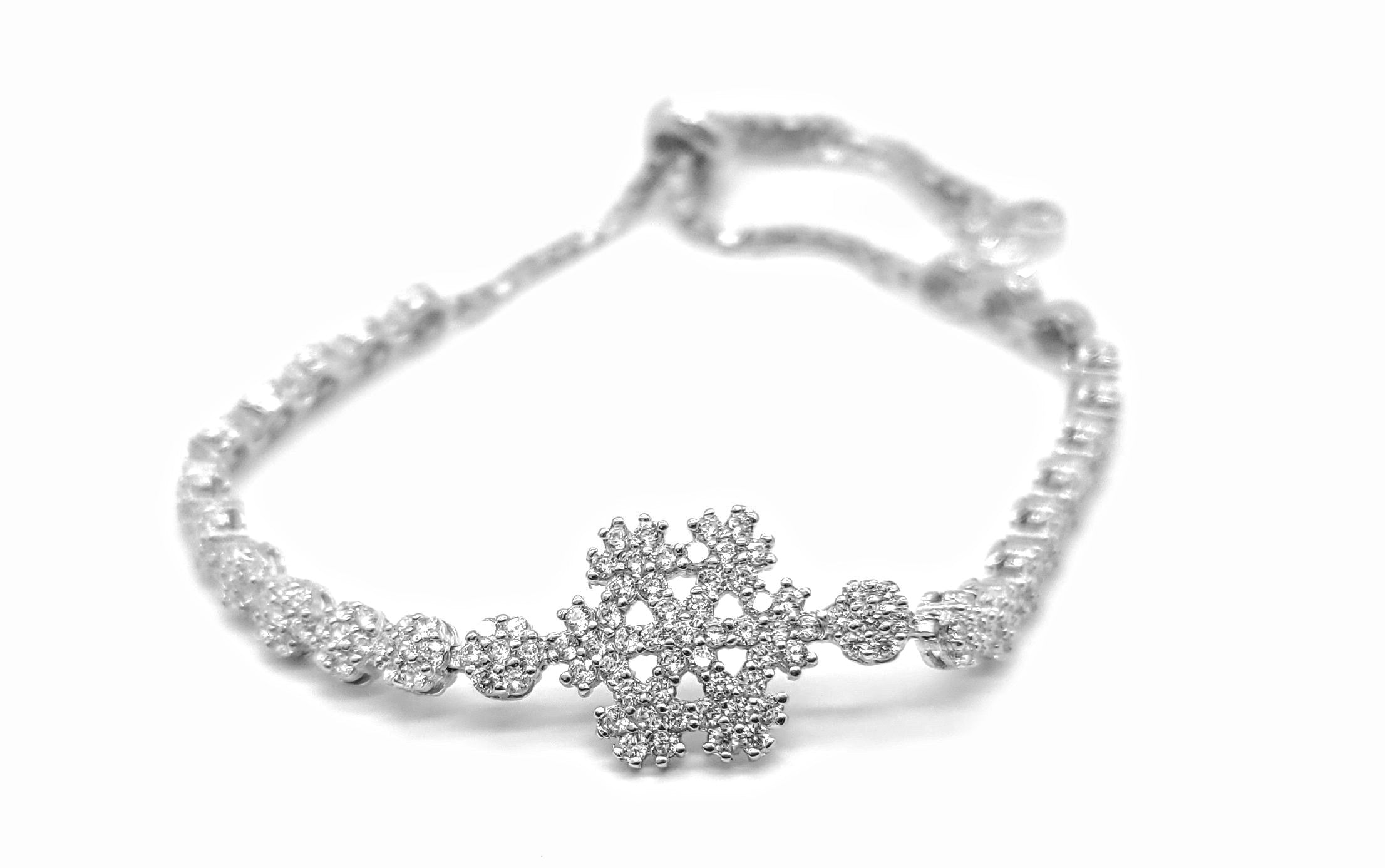 Snowflake Bolo Bracelet
