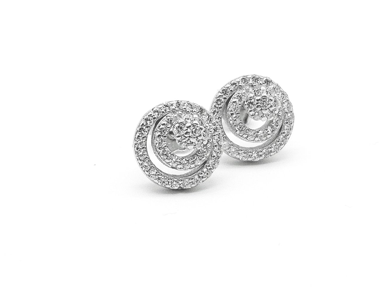 Iisfir's Collection - In Orbits Pendant Necklace and Stud Earrings Jewelry set