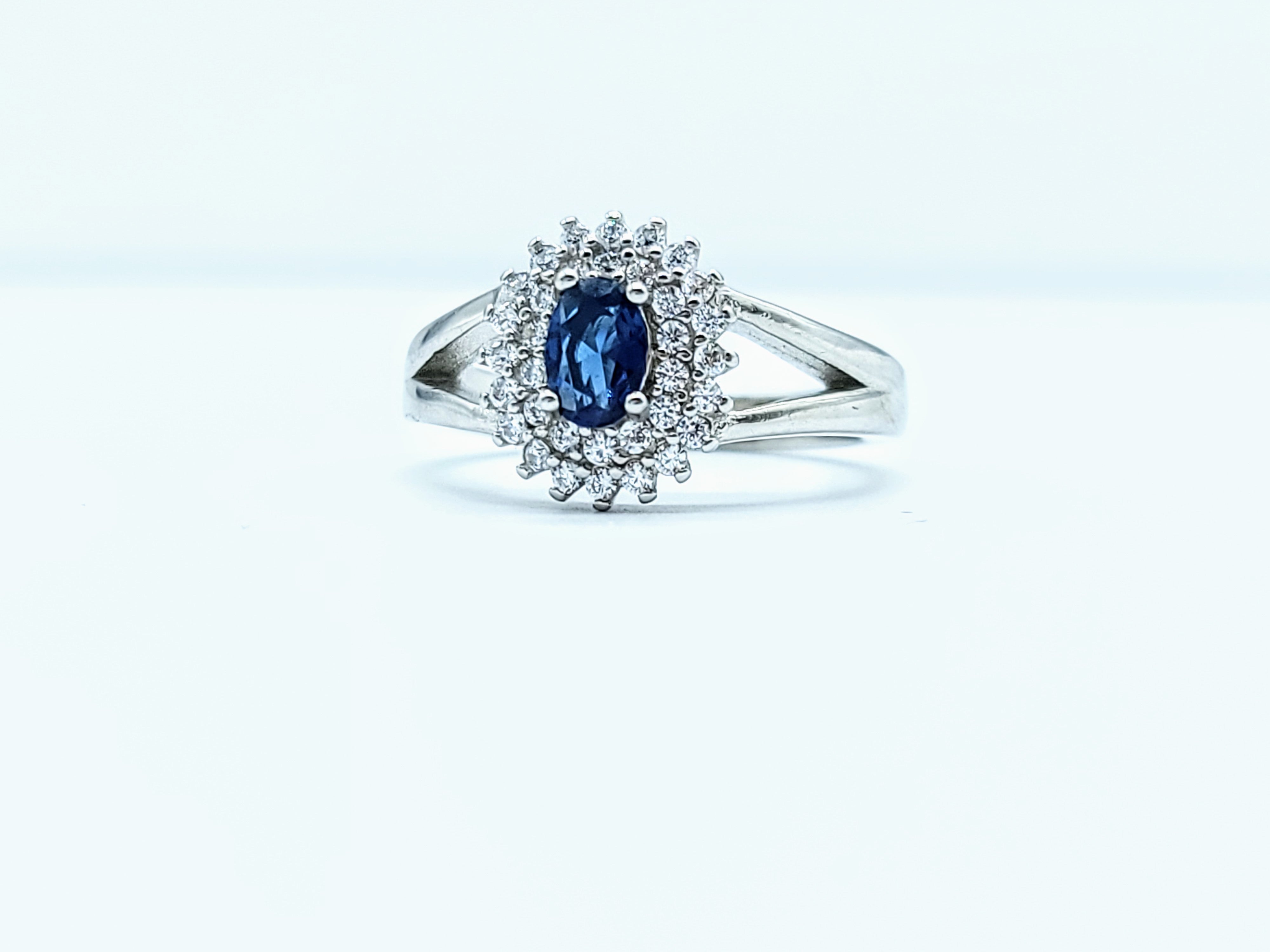 Stimulated Sapphire Classics Ring