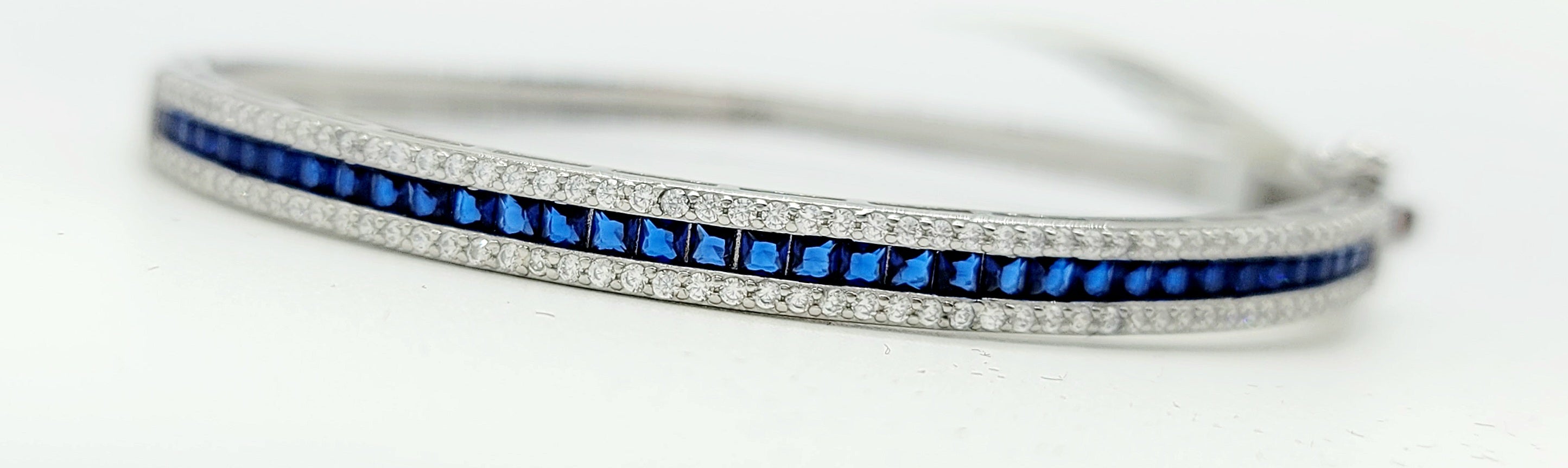Three Row with Sapphire Bracelet