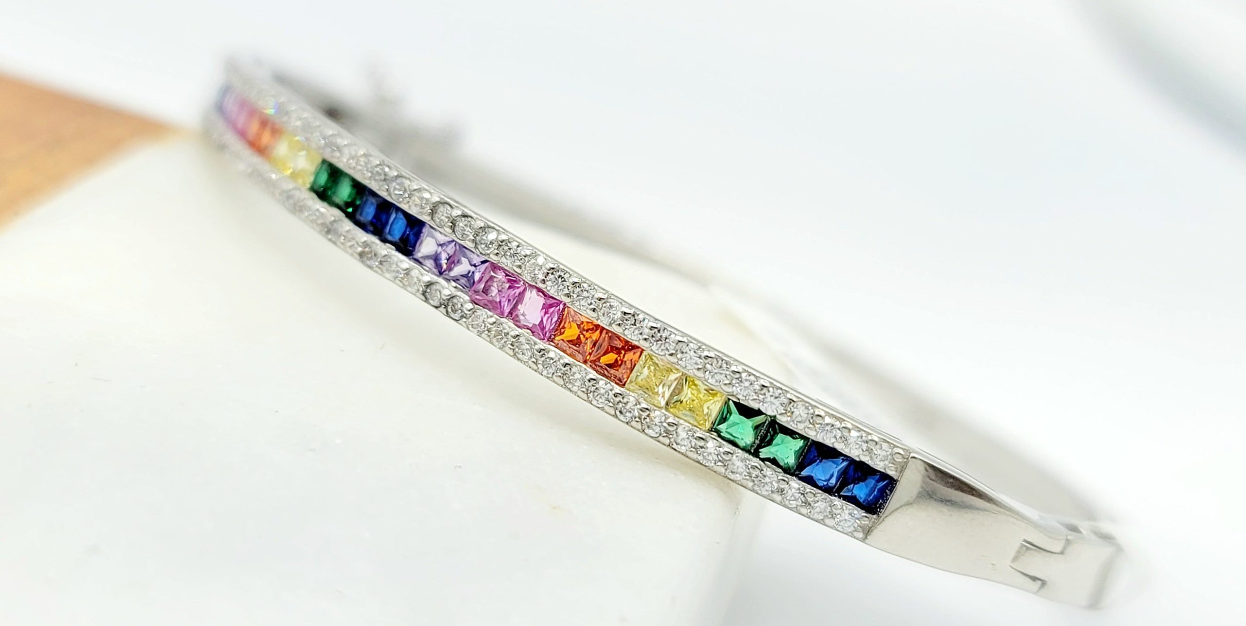 Three Row multi color Bracelet