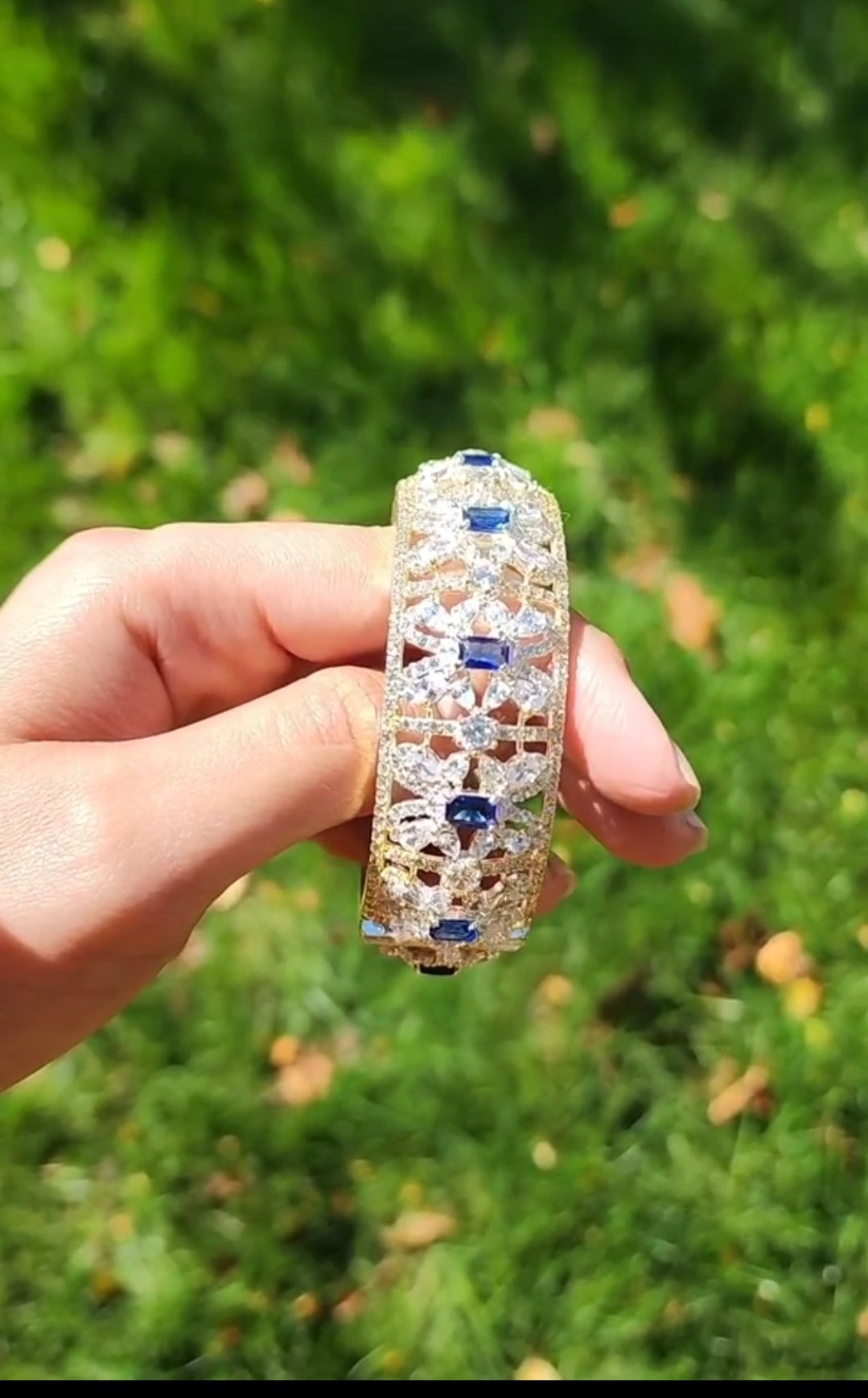 Ethnic Bracelet Gold Plated